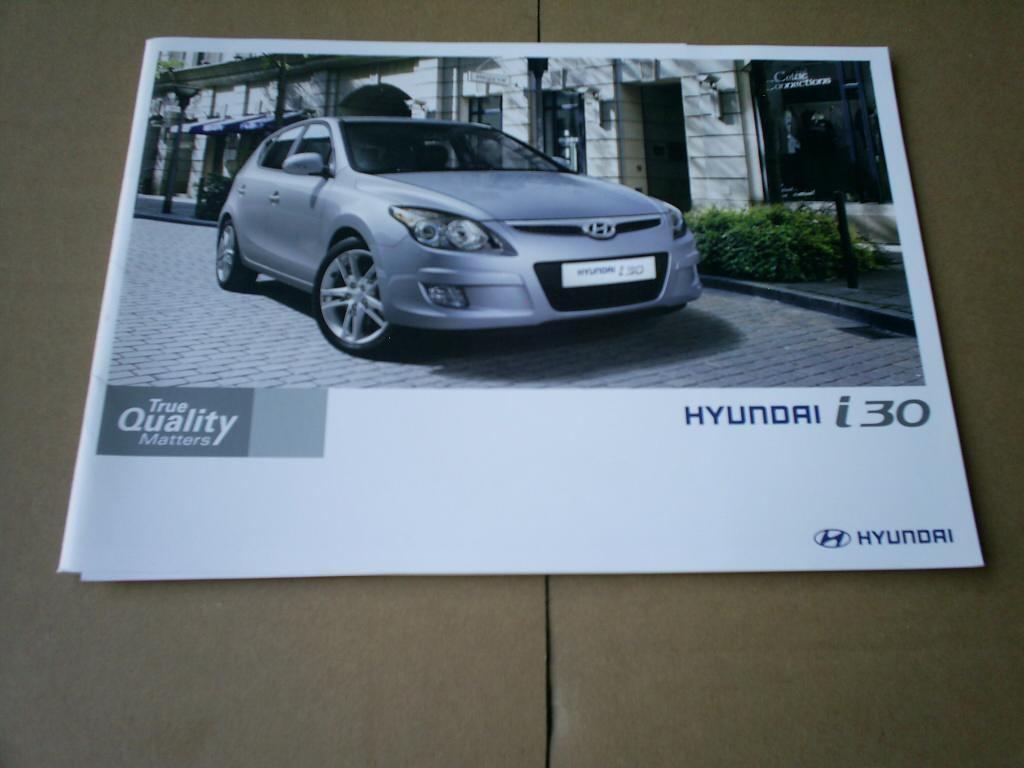Hyundai i 30 true + Prijslijst 2009 / 2010 36 pag., Verzenden, Zo goed als nieuw, Overige merken