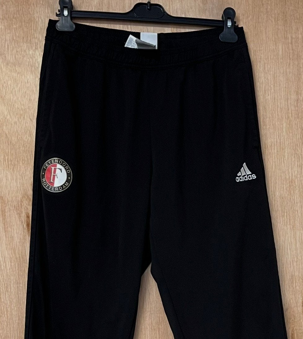 Adidas Feyenoord joggingbroek broek 2017/2018 - Maat L, Maat 52/54 (L), Zwart, Ophalen of Verzenden, Zo goed als nieuw