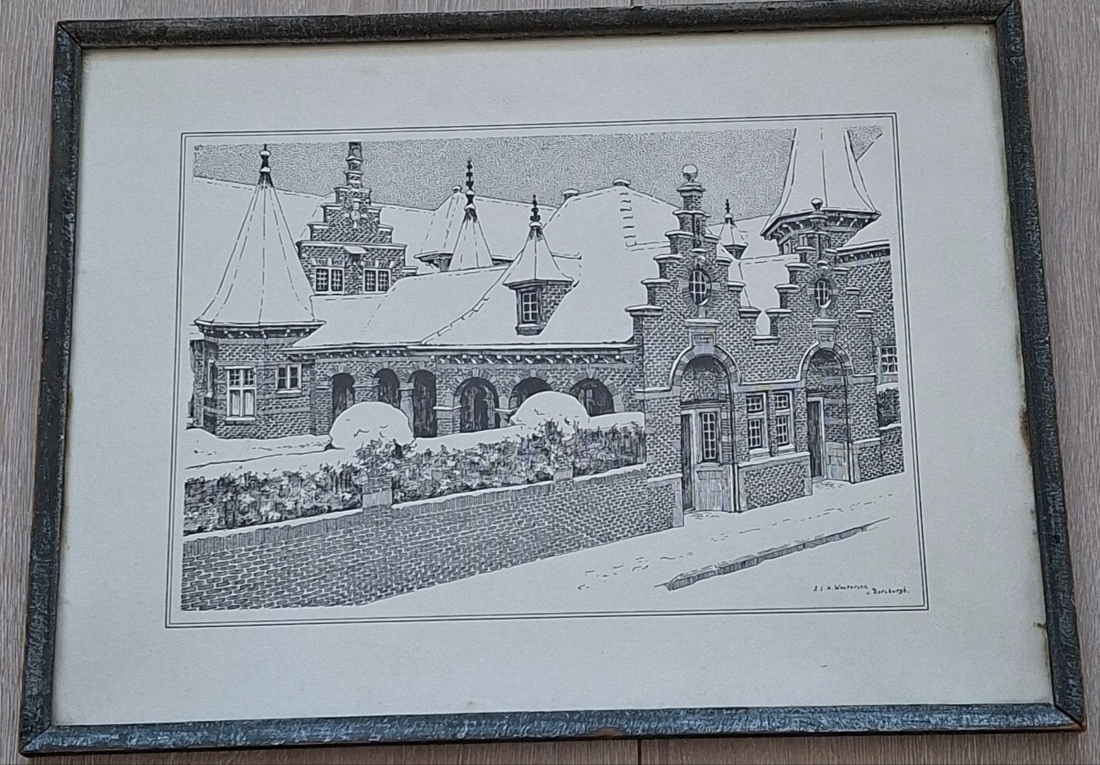 Te koop tekening, Ophalen, Minder dan 50 cm, Tekening, 5 – 50