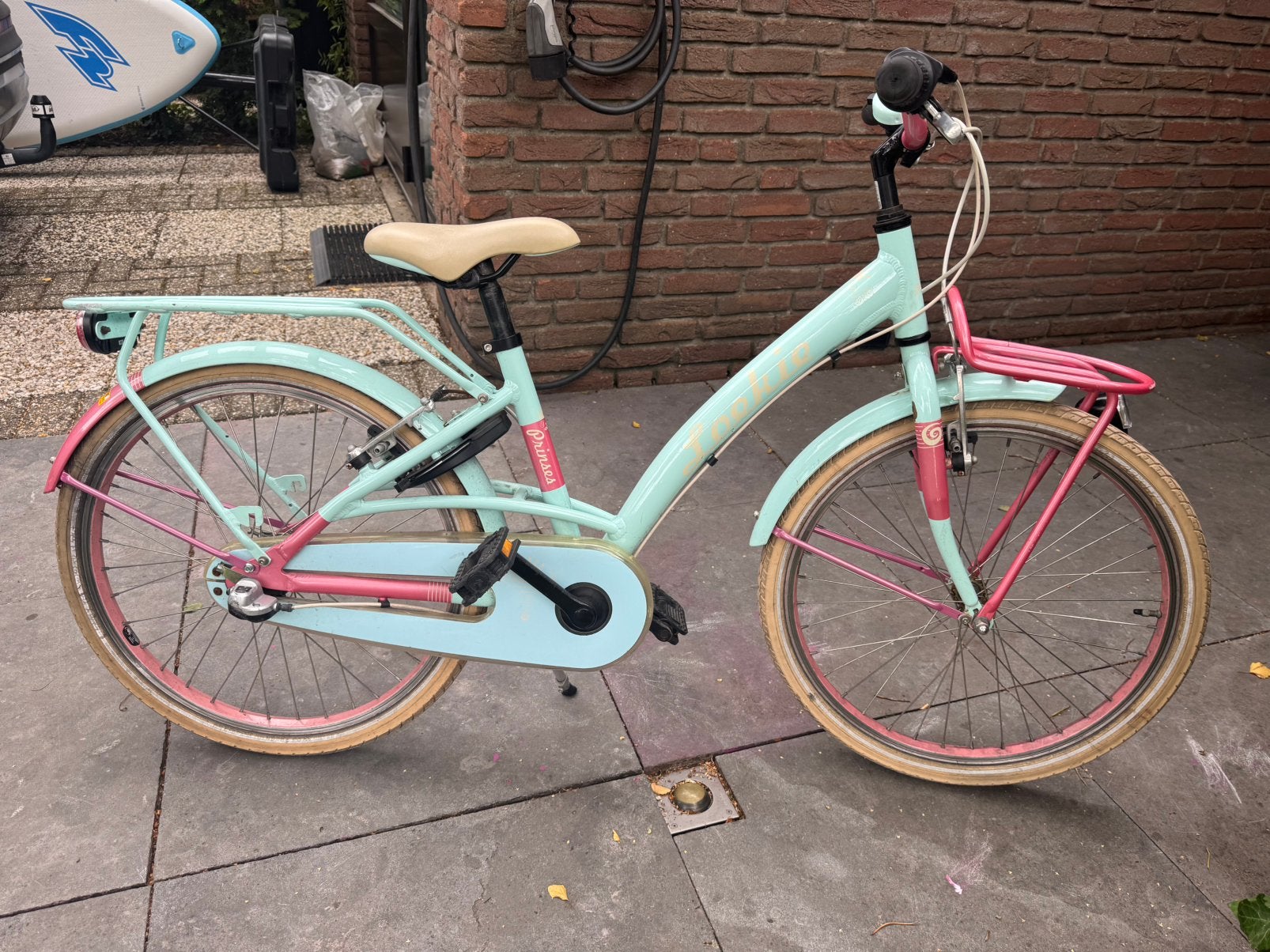 Loekie Princess fiets 22 inch, Ophalen, Terugtraprem, 22 inch, Gebruikt