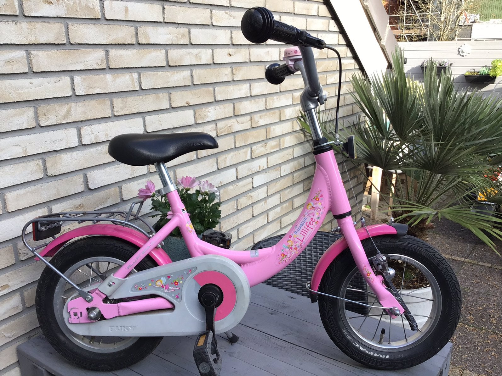 Puky Prinsessin Lillifee meidenfietsje 16 inc. Supermooiii, Ophalen, Terugtraprem, Zijwieltjes, 16 tot 20 inch