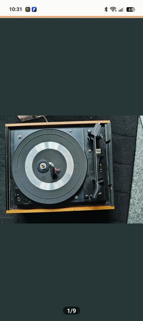 Dual HS 14 Platenspeler - Vintage Geluidssysteem, Audio, Tv en Foto, Ophalen of Verzenden, Gebruikt, Platenspeler, Dual