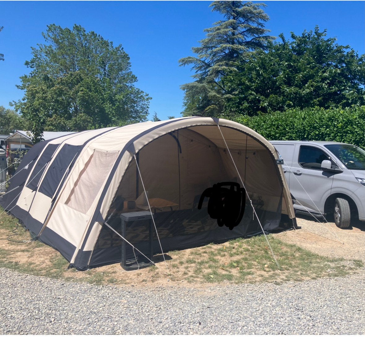 Obelink Miami 6 TC Easy Air opblaasbare tunneltent, Caravans en Kamperen, Ophalen of Verzenden, Zo goed als nieuw, Tot en met 6