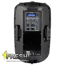 Bluetooth geluid set actieve speakers op statief te huur, Ophalen of Verzenden, Zo goed als nieuw, Overige merken
