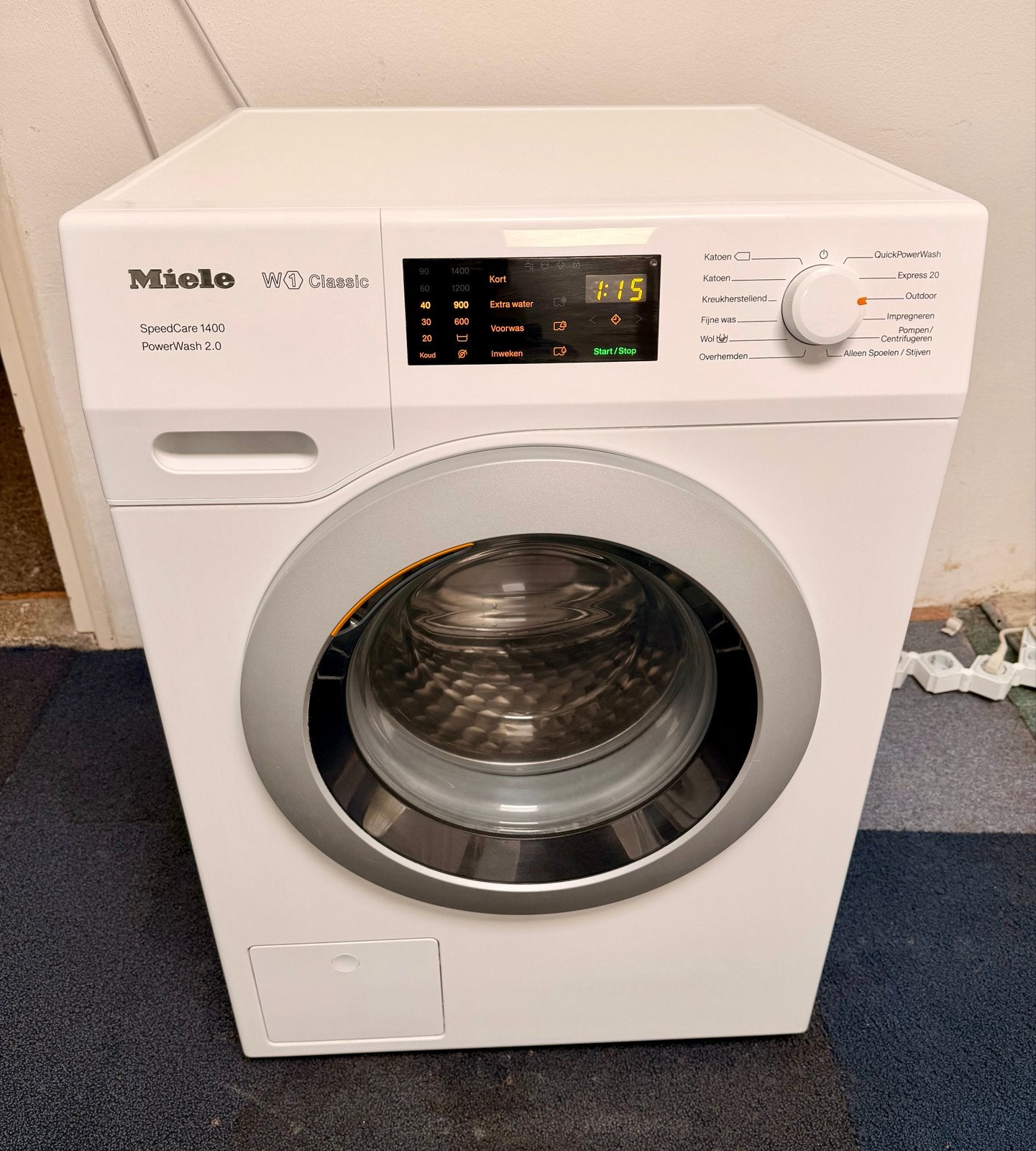 Miele W1 Classic SpeedCare 1400 PowerWash 2.0 Wasmachine, 1200 tot 1600 toeren, 8 tot 10 kg, Www.miele.com, Ophalen of Verzenden