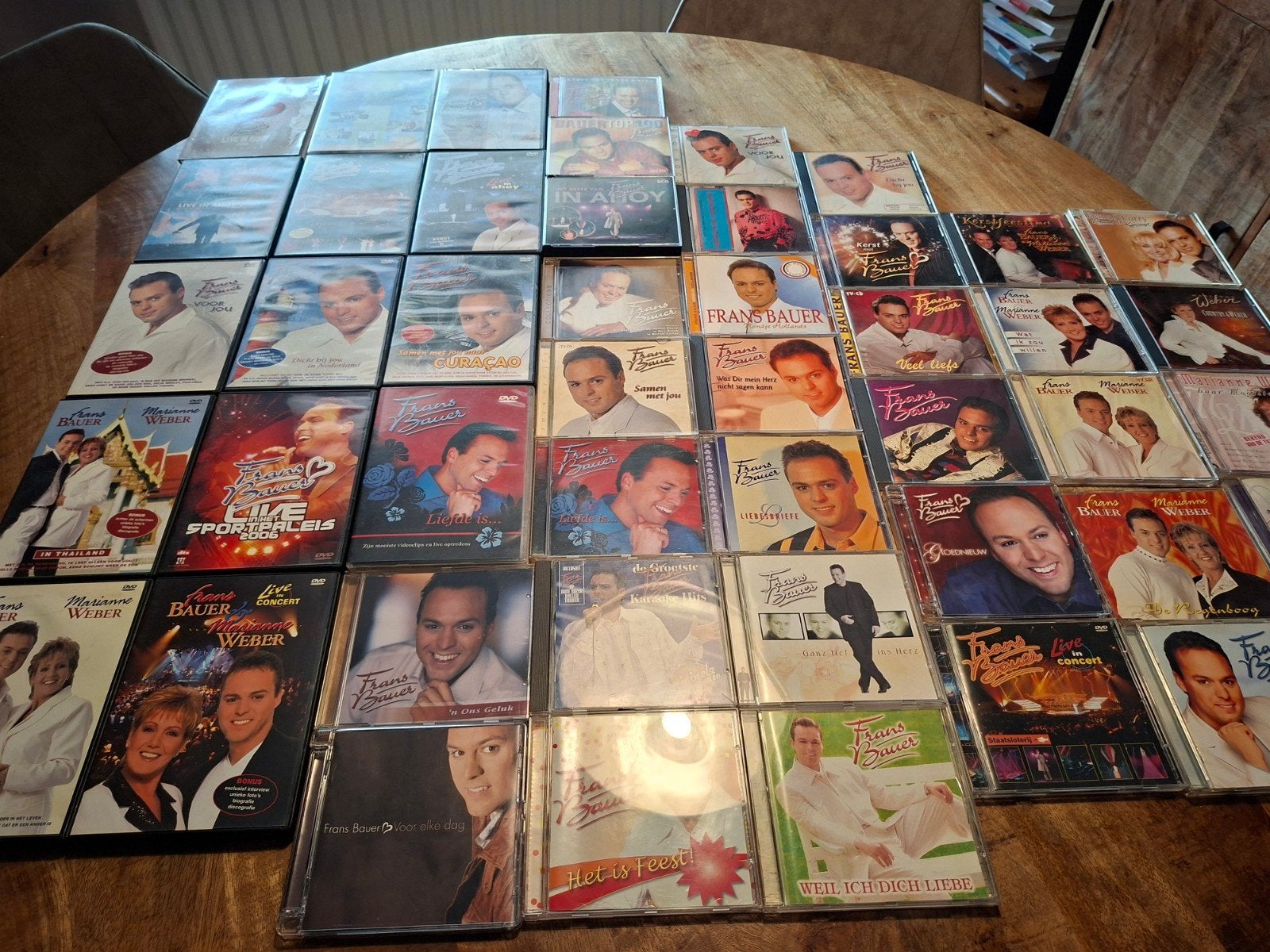 Frans Bauer CD'S & DVD'S 46 stuks, Ophalen of Verzenden, Zo goed als nieuw, Levenslied of Smartlap