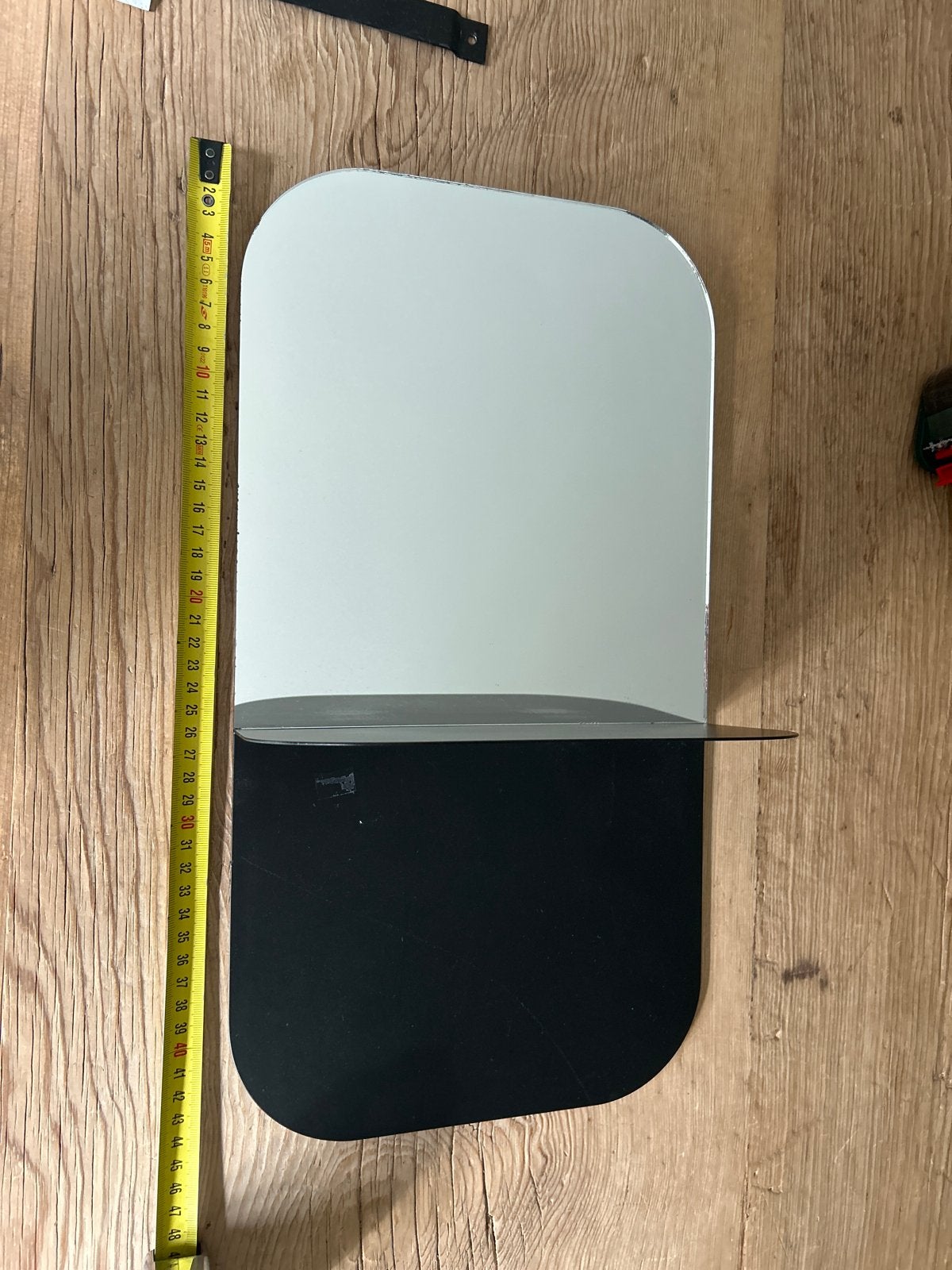 House Doctor spiegel met plankje, Minder dan 50 cm, Ophalen of Verzenden, Zo goed als nieuw, Minder dan 100 cm