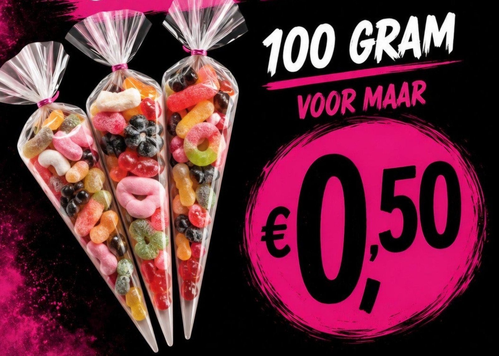 snoepzak super aanbieding!!!!, Diversen, Levensmiddelen, Ophalen of Verzenden