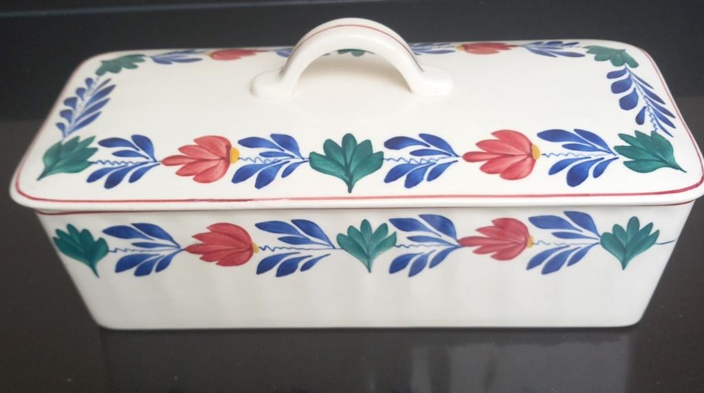 boerenbont cake doos en waterkan 483A, Ophalen of Verzenden, Zo goed als nieuw, Aardewerk, Overige typen