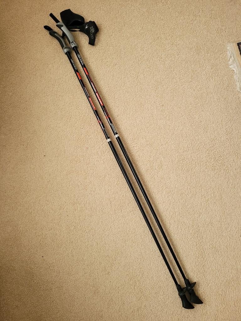 Exel Nordic Walker wandelstokken 125 cm, Ophalen, Wandelstok, ..., Zo goed als nieuw