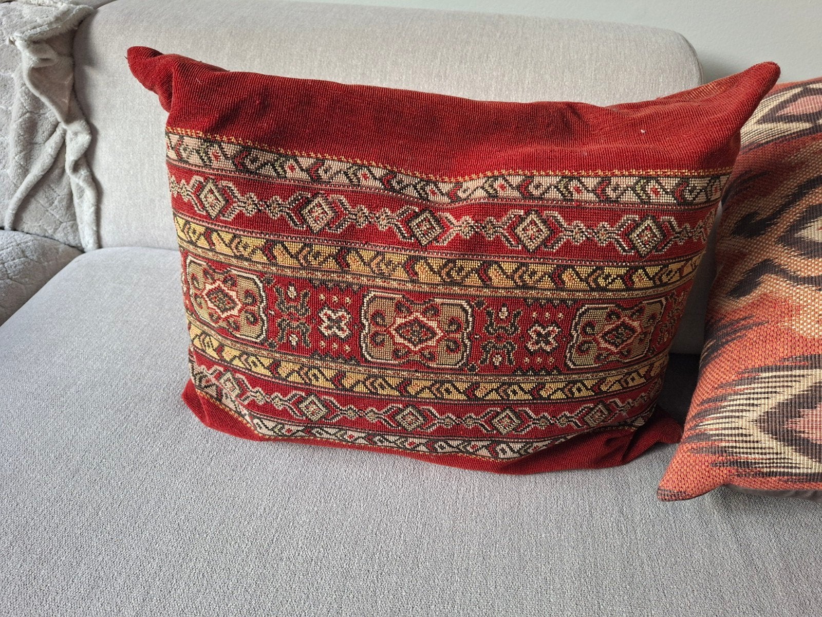 turks kilim kussen, Ophalen of Verzenden, Gebruikt, Meerkleurig, Rechthoekig