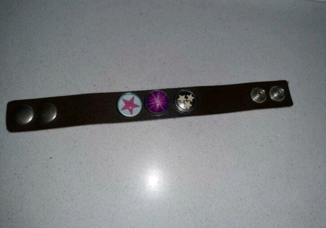 Nieuwe armband met chunks, Bruin, Verzenden, Nieuw, Leer