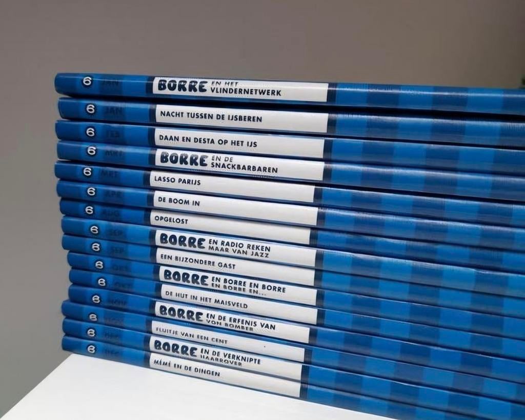 15 Borre Boekjes blauw, groep 6, Boeken, Ophalen of Verzenden, Zo goed als nieuw, Jeroen Aalbers