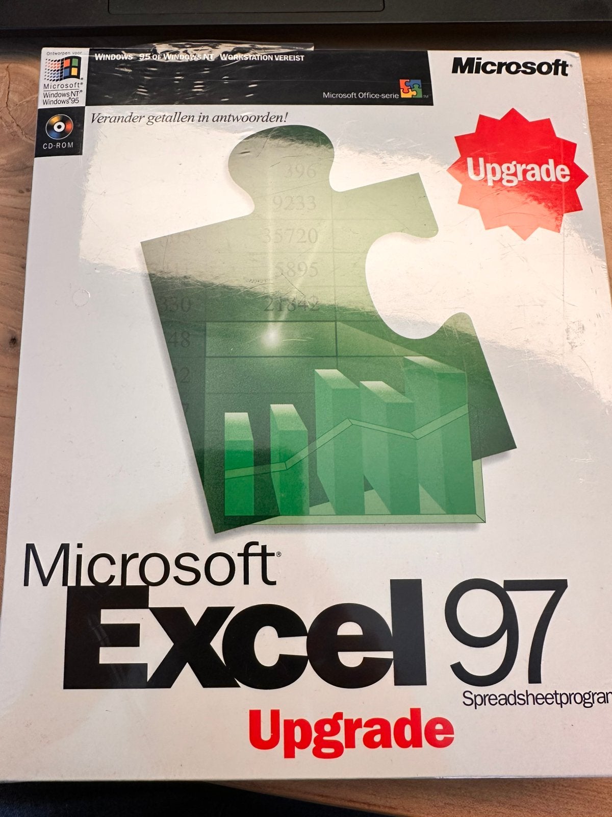 Microsoft excel 97 upgrade, Ophalen, Nieuw