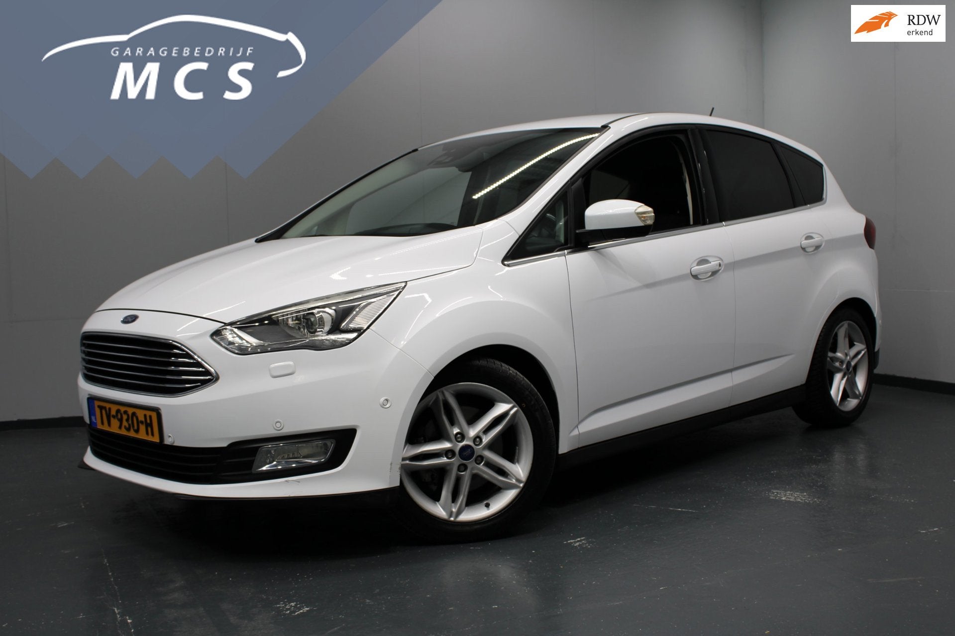 Ford C-Max 1.5 Titanium / Automaat / Navi / Trekhaak, 4 cilinders, 150 pk, Automatische klimaatregeling, Wit