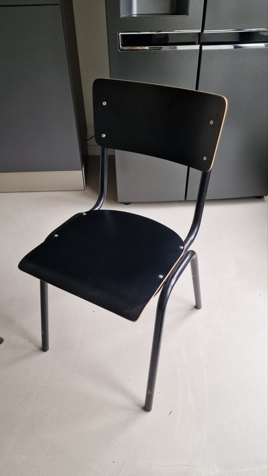 8 back to school stoelen - Zwart, Ophalen, Gebruikt, Zwart, Vijf, Zes of meer stoelen