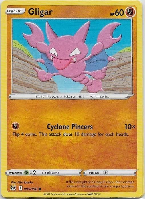 Lost Origin,  Gligar [common] 95/196, Verzenden, Nieuw, Losse kaart
