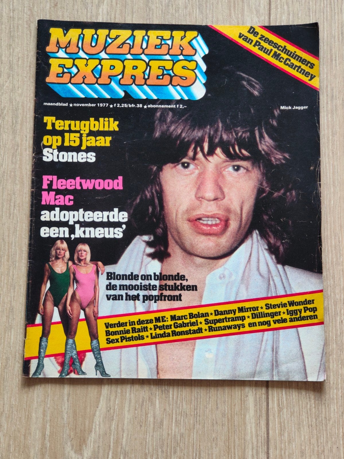 Muziek Expres november 1977, Ophalen of Verzenden, 1960 tot 1980, Tijdschrift