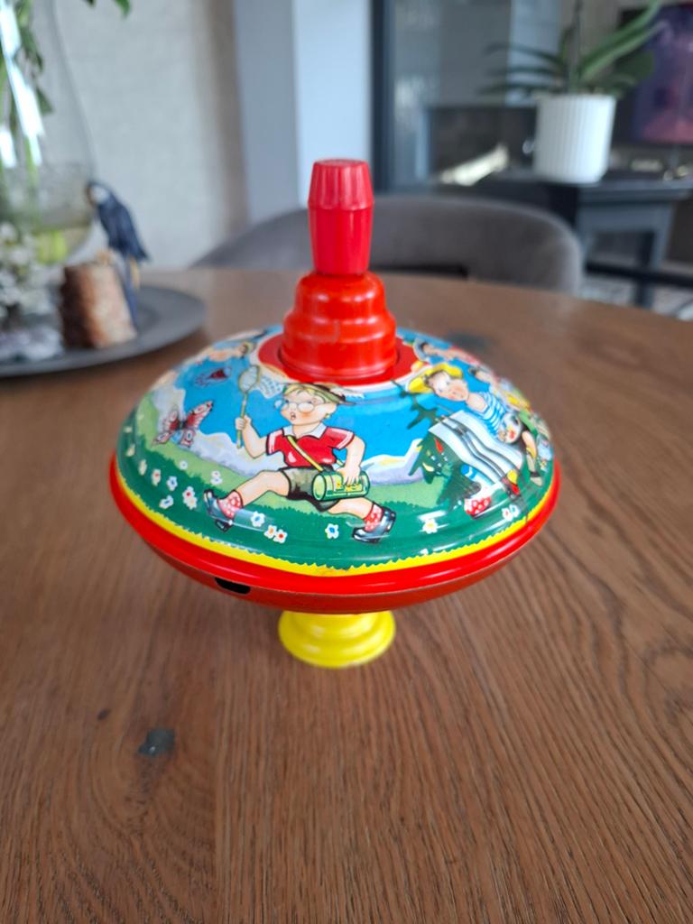 Fuchs - vintage blikken tol – nostalgisch speelgoed, Ophalen of Verzenden, Gebruikt, Jongen of Meisje