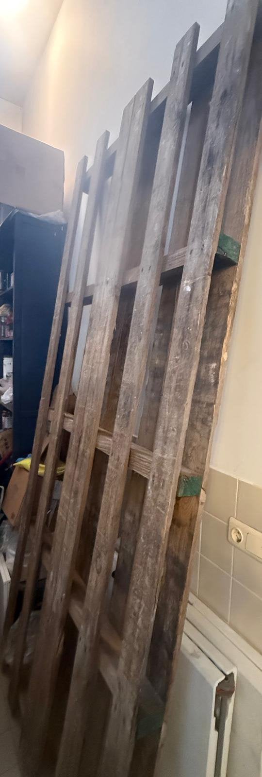 Transport/Houten pallets 250x120 cm en 120x80 cm, Ophalen, Gebruikt