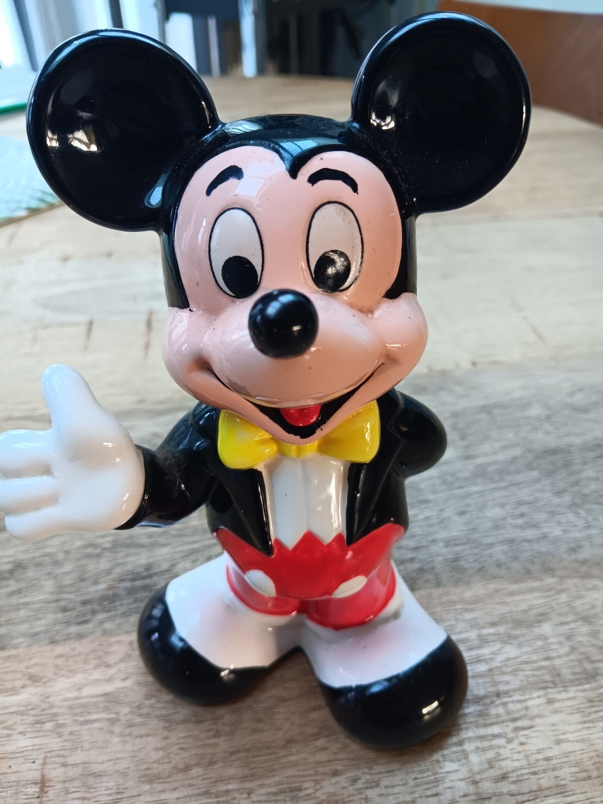 Mickey mouse vintage retro walt Disney spaarpot, Ophalen of Verzenden, Mickey Mouse, Beeldje of Figuurtje
