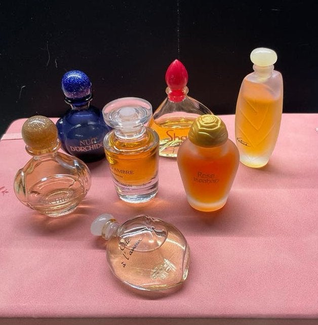 Verzameling Yves Rocher miniatuur parfumflesjes, 7 flesjes, Ophalen of Verzenden, Zo goed als nieuw