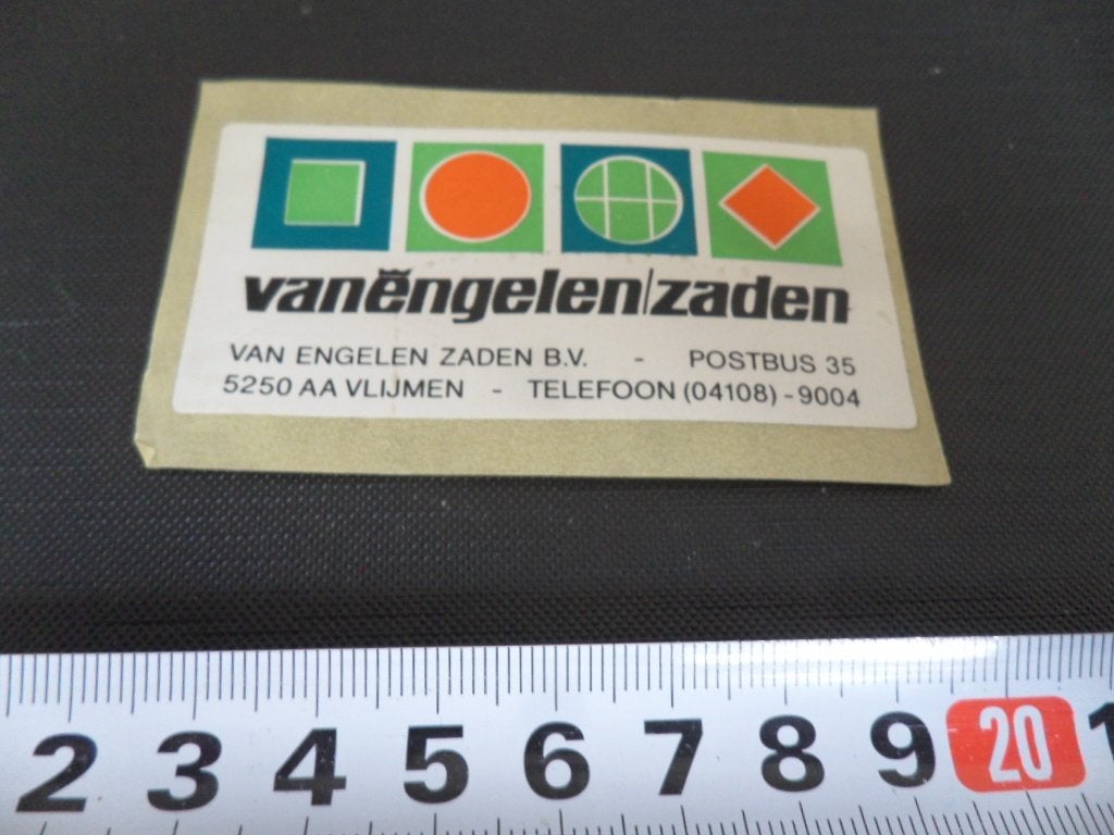 sticker vlijmen van engelen zaden *, Verzamelen, Ophalen, Zo goed als nieuw