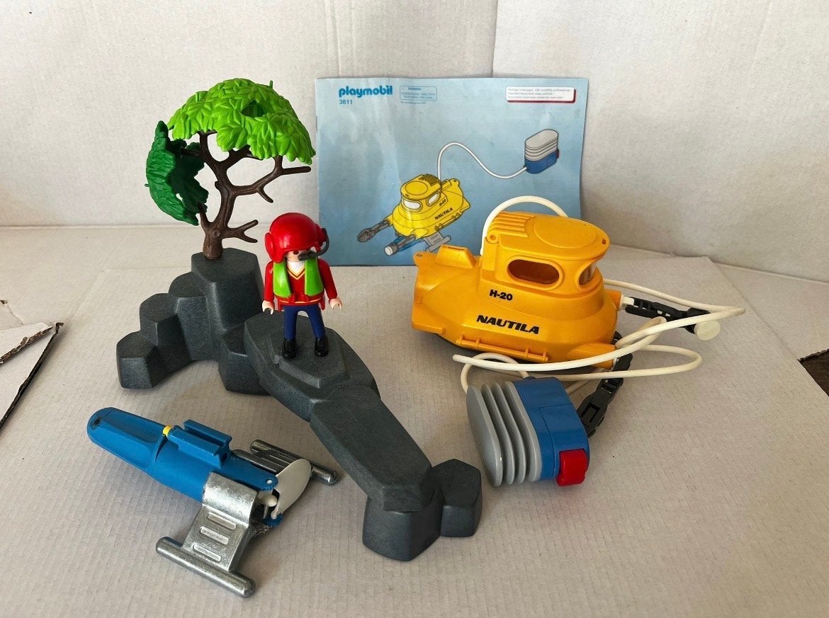 Playmobil Set 3611 - Nautila Onderwaterwereld, Gebruikt, Complete set, Overige typen, Ophalen of Verzenden