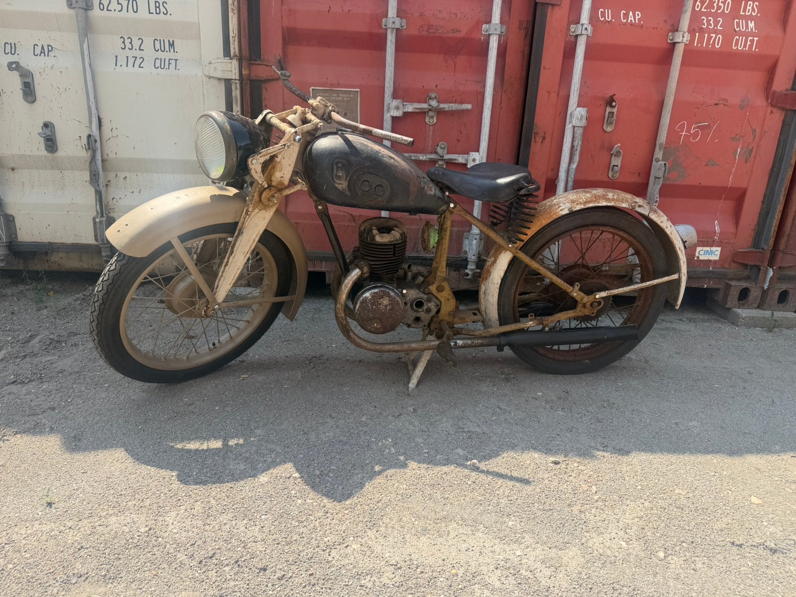Zundapp DB 200 Opknapper Schuurvondst met extra onderdelen, Motoren, Gebruikt, Overig, 11 kW of minder, Handgeschakeld