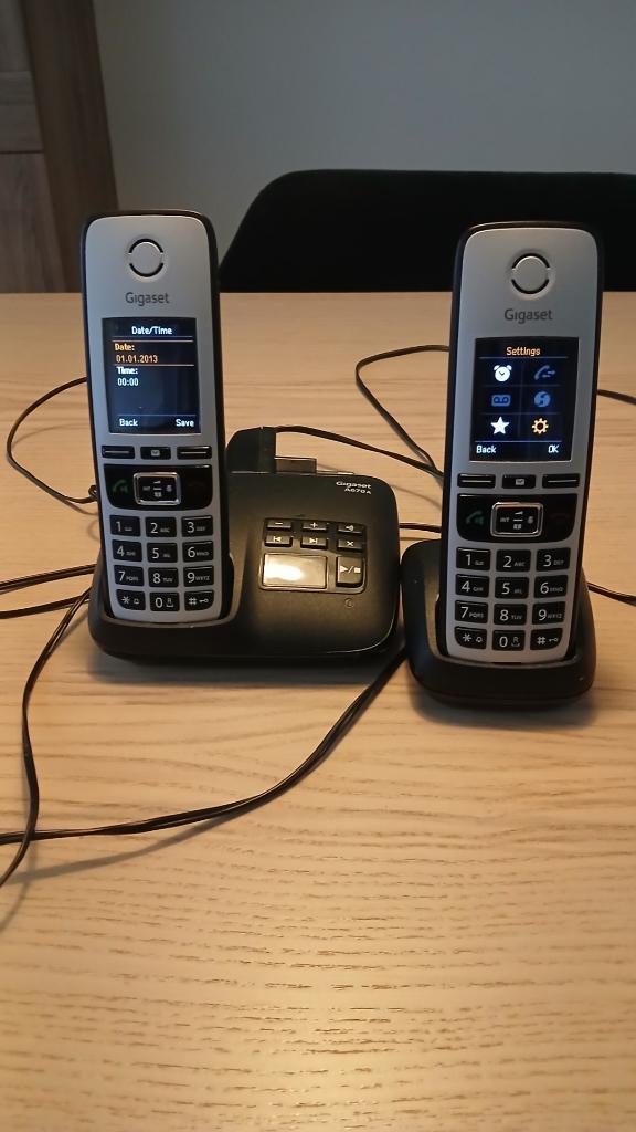 Gigaset duo telefoon, Ophalen of Verzenden, Gebruikt, 2 handsets, Stralingsarm