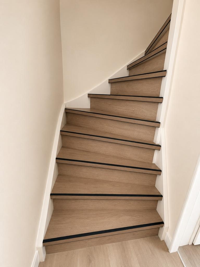 PVC Traprenovatie 12 tm 16 treden  Actie Actie, Huis en Inrichting, 75 m² of meer, Beige, Nieuw, Ophalen