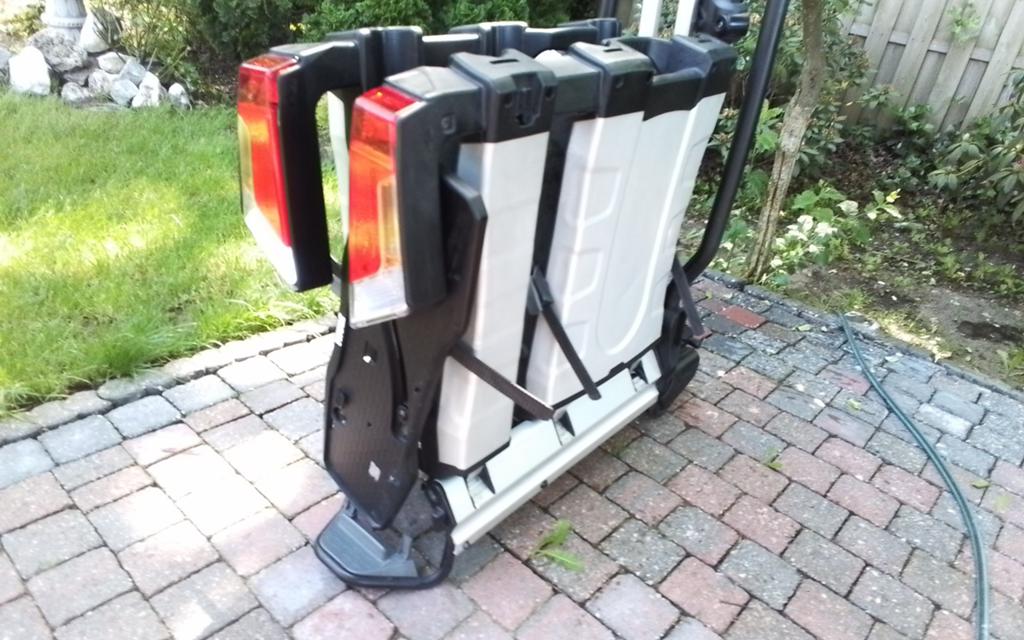 Thule easyfold 3, 934 xt kantelbaar geschikt soorten fietsen, Ophalen, Zo goed als nieuw, Trekhaakdrager, Brede banden