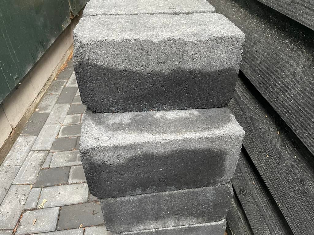 Stapelblokken 15x15x30 cm getrommeld, Ophalen, Overige typen, Nieuw, Minder dan 5 m²