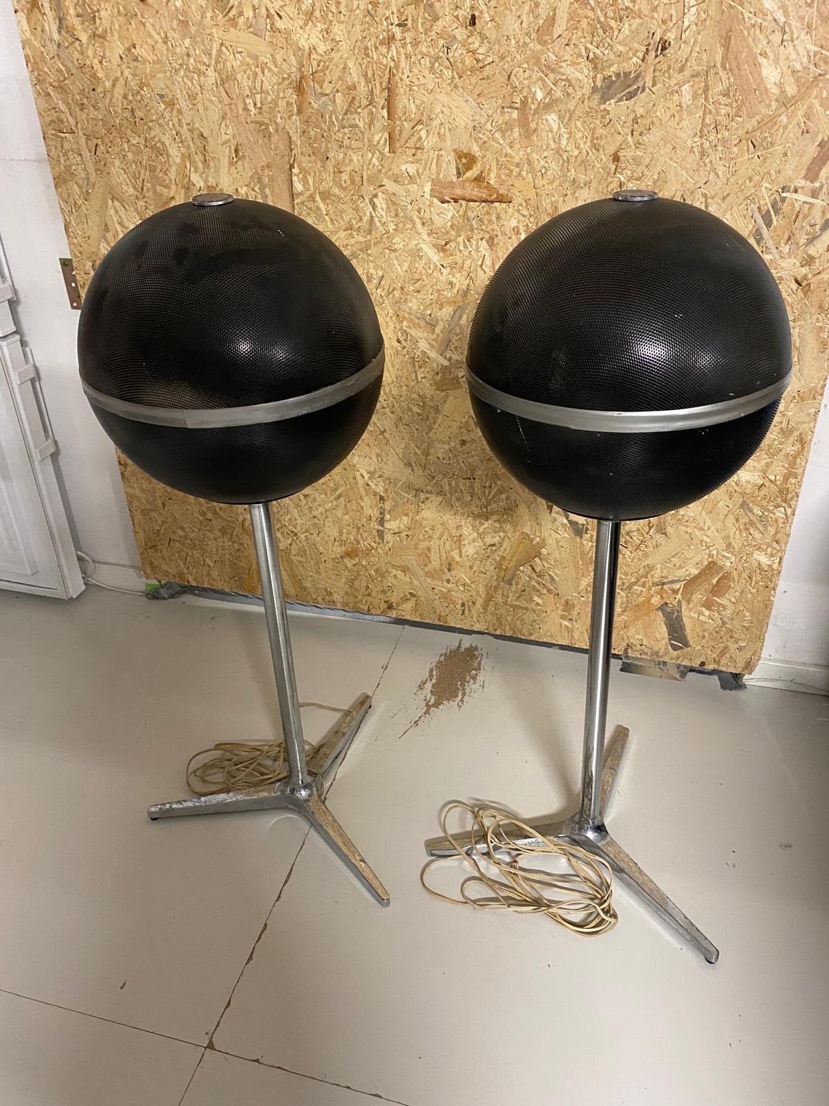 Vintage Grundig Audiorama 7000 speakers - bol speakers, Stereo speakers, Gebruikt, Minder dan 60 watt, Ophalen