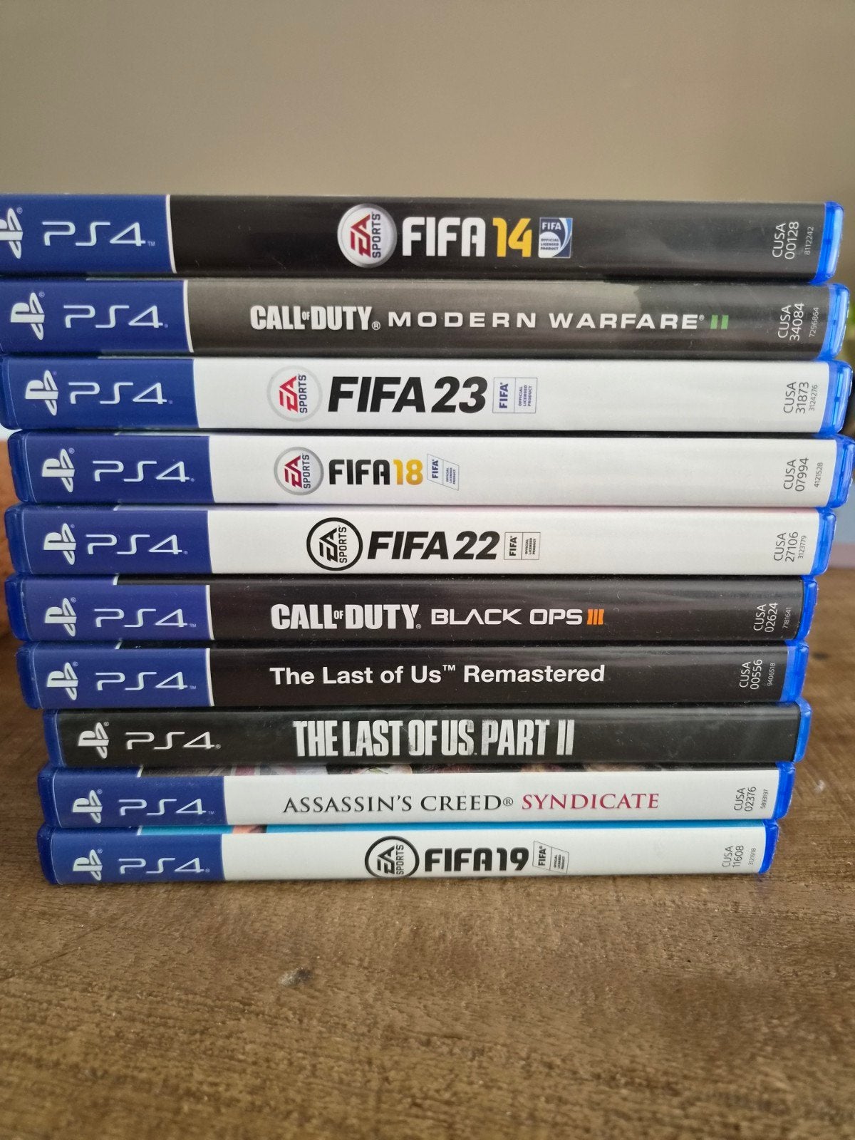 PS4 Games Bundel: FIFA, Call of Duty, The Last of Us, Ophalen, Gebruikt, Vanaf 18 jaar, Overige genres