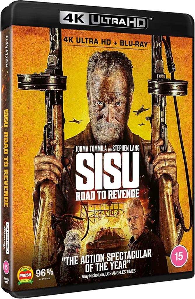Sisu: Road to Revenge (2025) 4K UHD Blu-Ray UK (Seal), Ophalen of Verzenden, Nieuw in verpakking, Actie