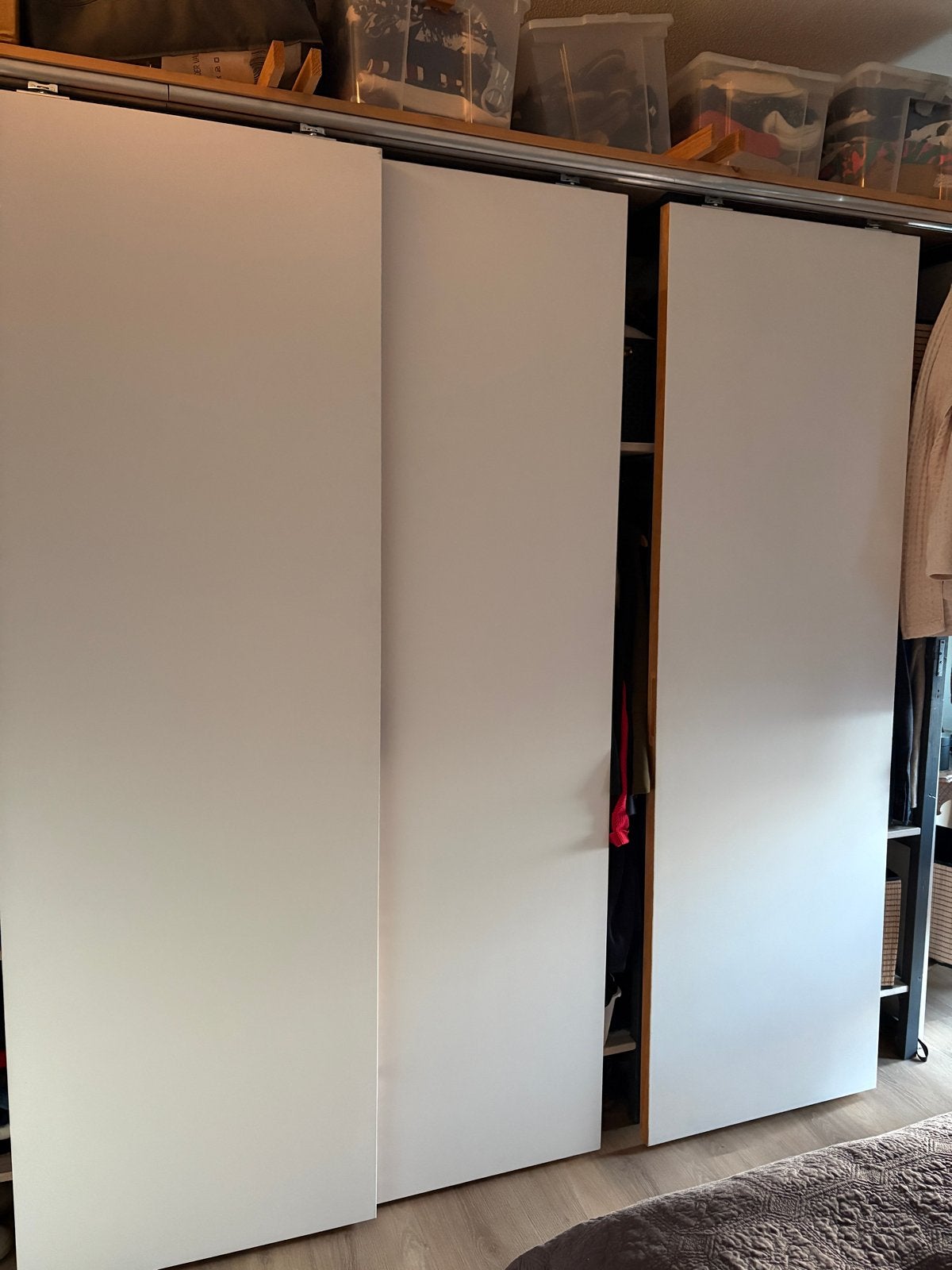 4 Stompe Houten Deuren - Wit, Ophalen, Gebruikt, Minder dan 80 cm, Binnendeur