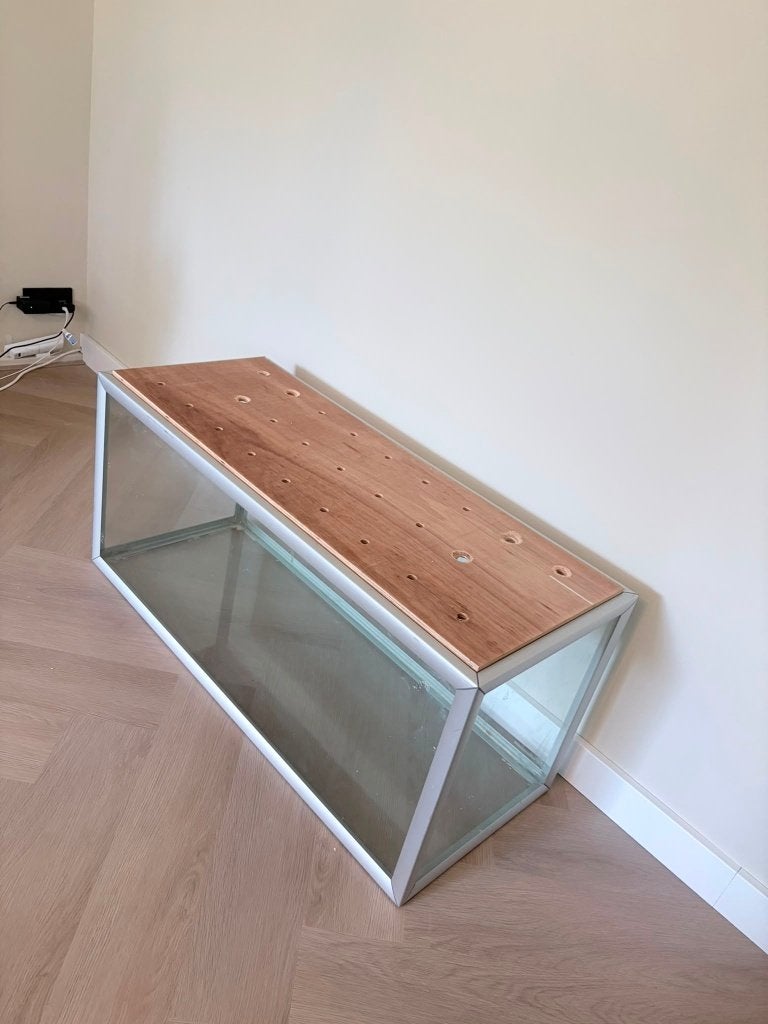 Glazen Hok, Dieren en Toebehoren, Ophalen, 90 cm of meer, Hok, Muis