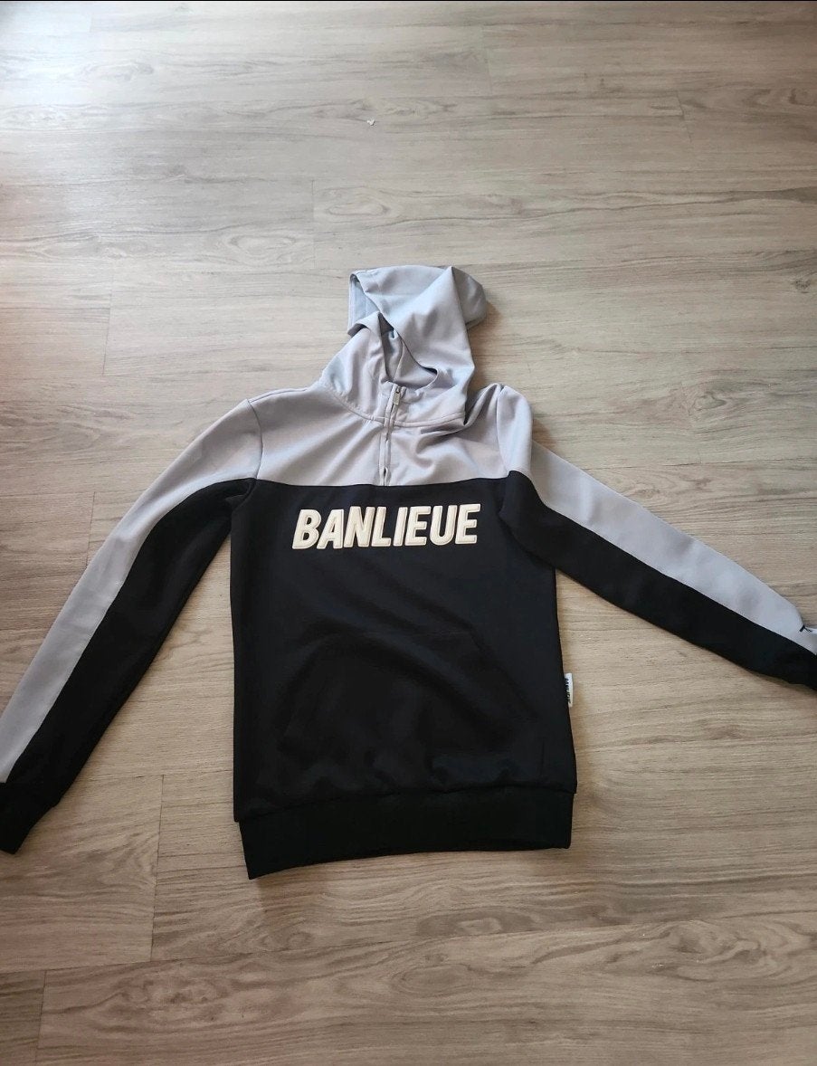 Banlieue hoodie met halve rits - XXS, Kleding | Heren, Ophalen of Verzenden