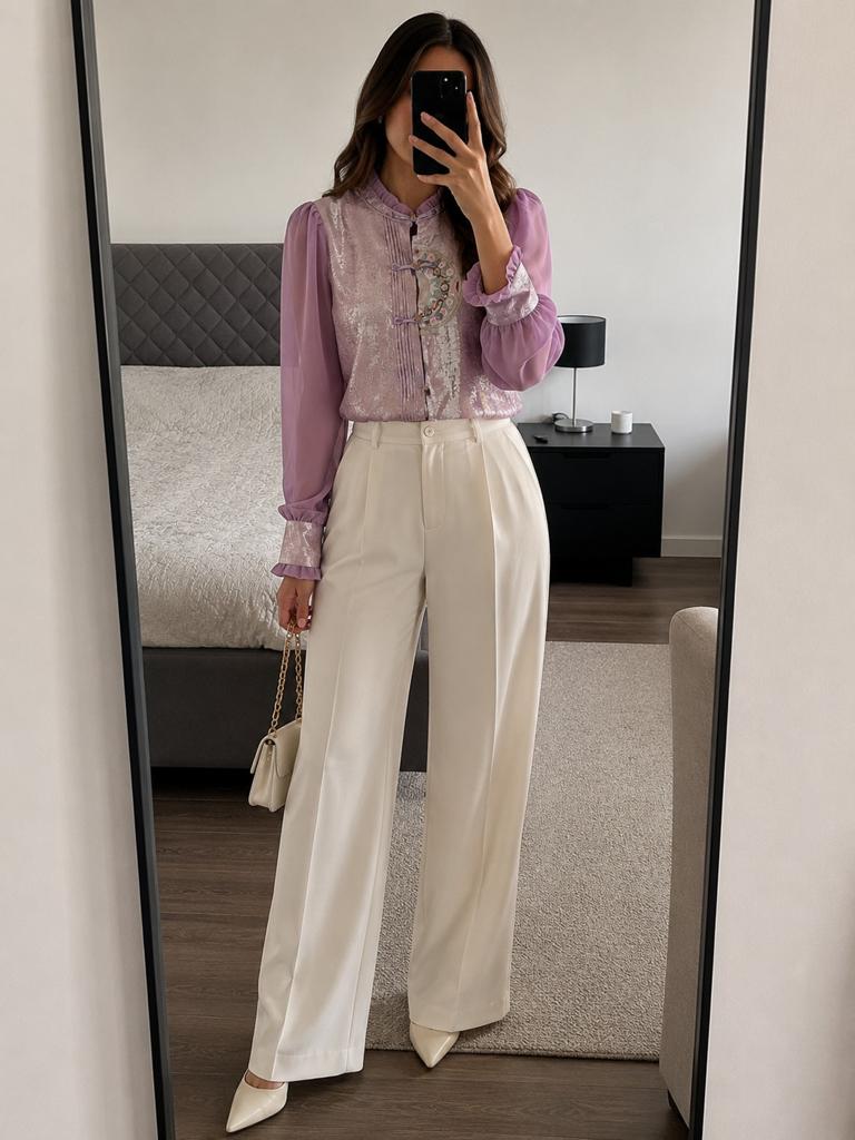 Nieuwe Chinese stijl blouse, maat M, Ophalen of Verzenden, Nieuw, Maat 38/40 (M)