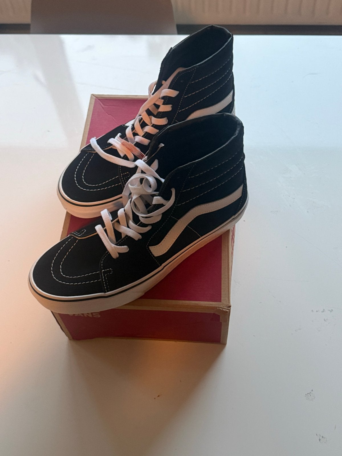 Vans Sk8-Hi Sneakers Zwart - Maat 44, Ophalen, Nieuw, Zwart, Sneakers of Gympen