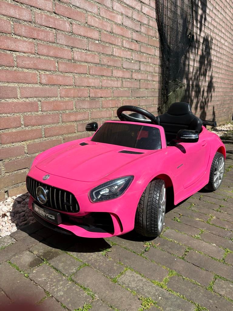 Roze Mercedes elektrische kinderauto met afstandsbediening, Ophalen, Gebruikt, Overige typen