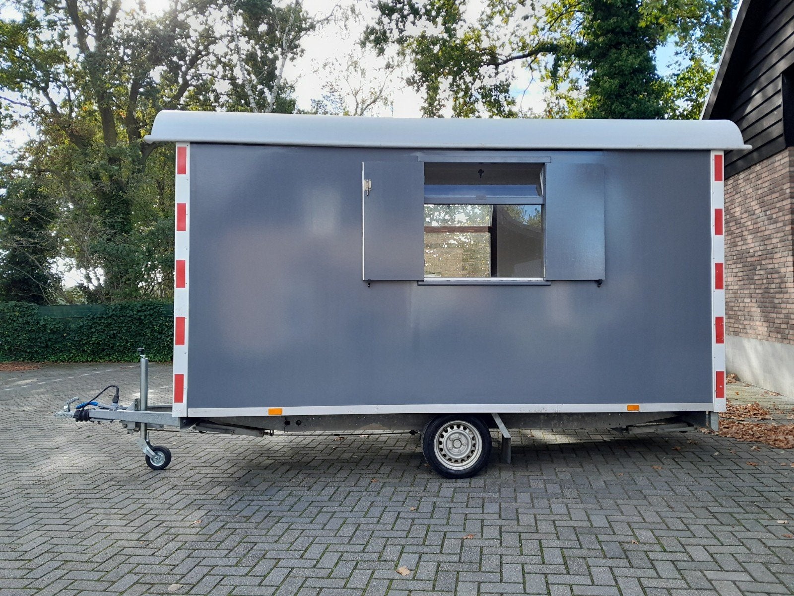 schaftwagen snelverkeer schaftkeet pipowagen keet bouwkeet, Ophalen, Zo goed als nieuw