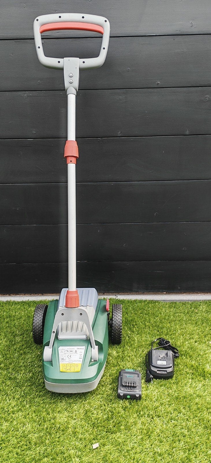 GartenMeister Accu-Einhandmäher GM-HM 20 met accu en lader, Tuin en Terras, Gebruikt, Minder dan 30 cm, Accu-grasmaaier, Ophalen of Verzenden