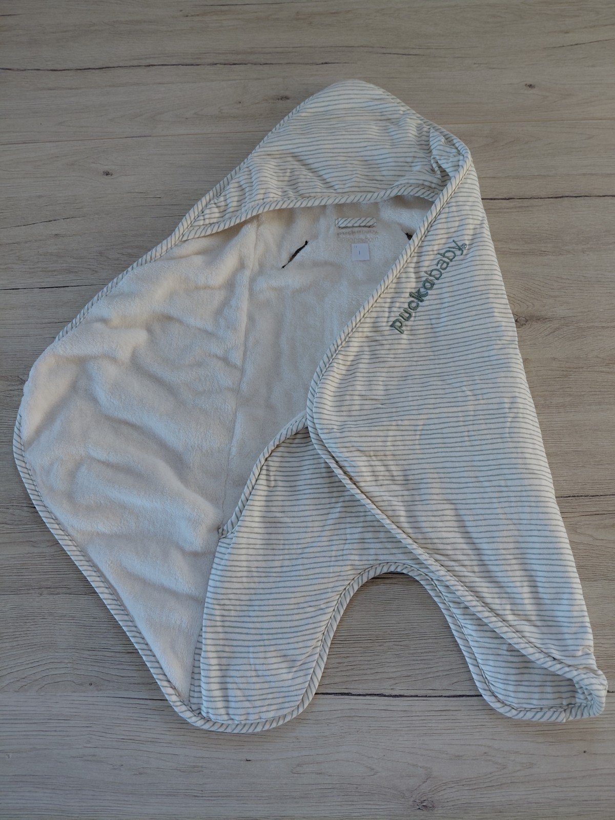Puckababy Gogo wikkeldeken, Green Stripes teddy, prachtige s, Kinderen en Baby's, Dekens, Slaapzakjes en Inbakerproducten, Wasbaar