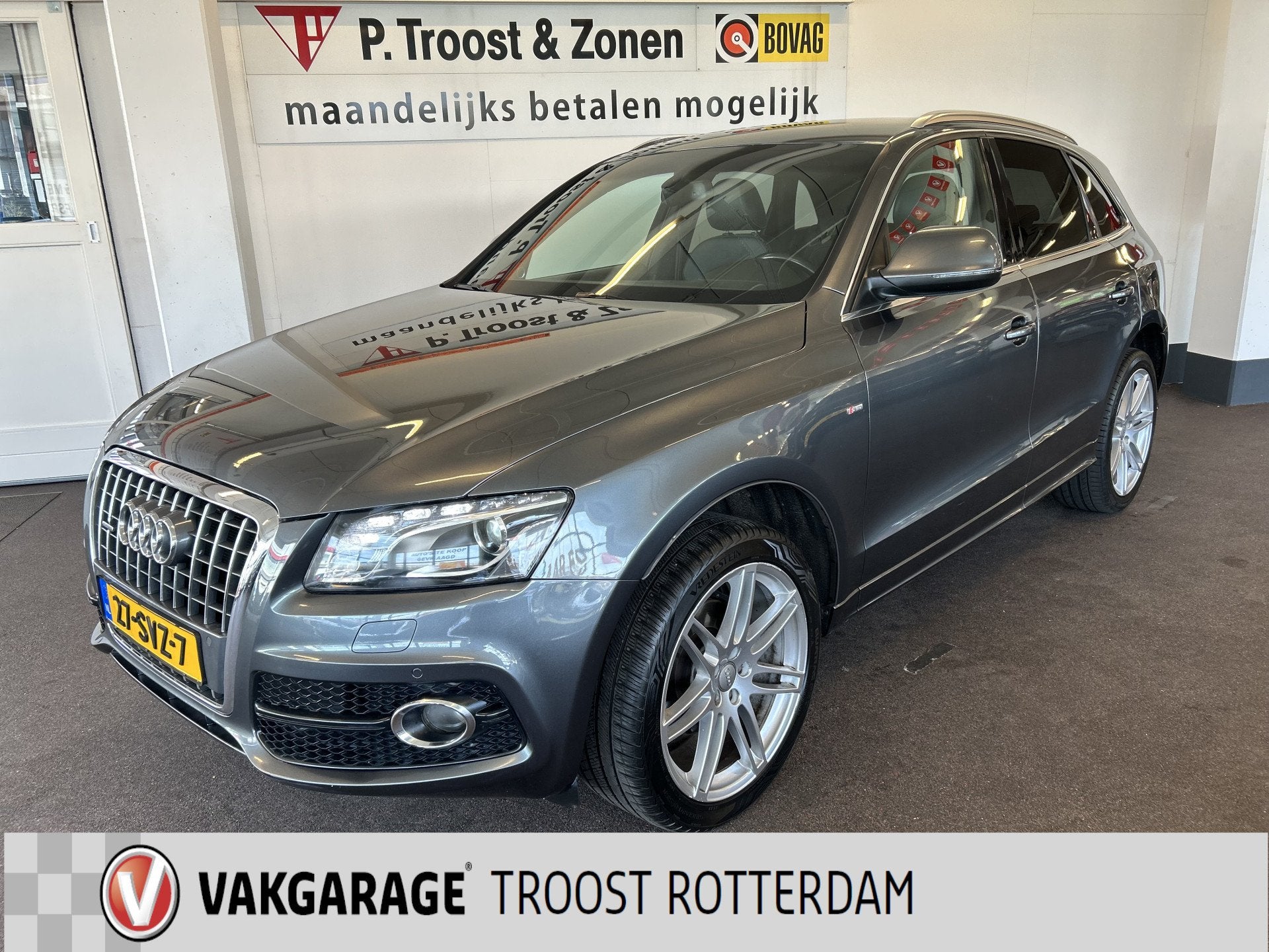 Audi Q5 2.0 TFSI Quattro Pro 3X S-Line Automaat | Cruise con, Auto's, Audi, Automaat, Gebruikt, Zwart, 4 cilinders