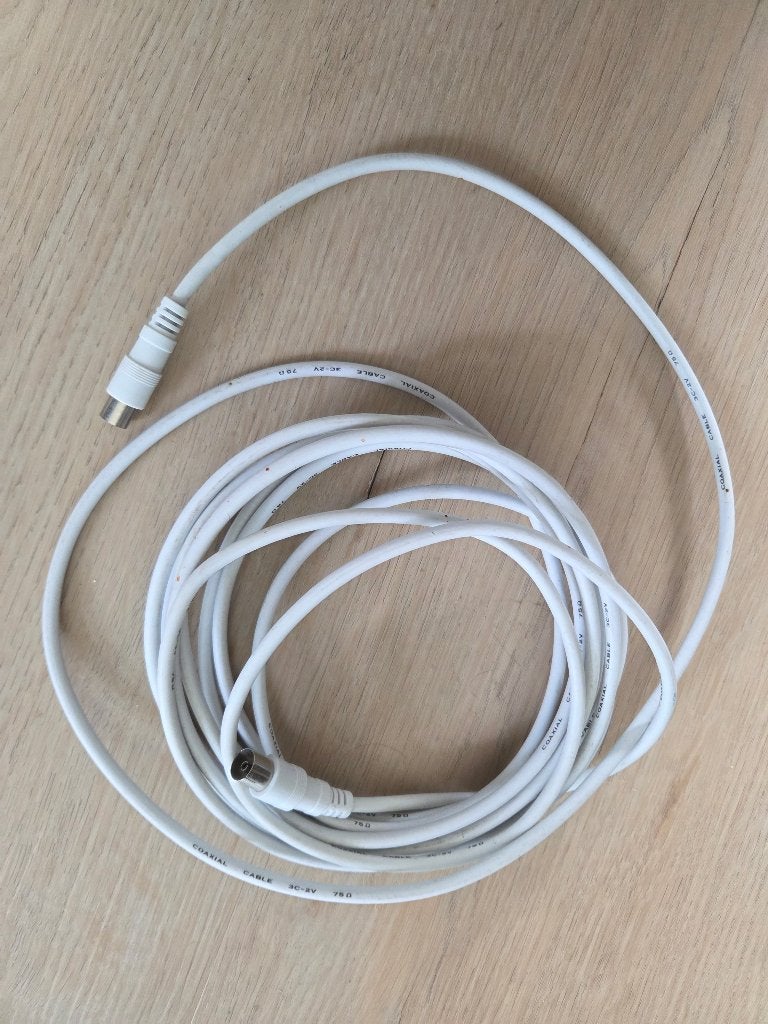 Coax kabel, Ophalen of Verzenden, Zo goed als nieuw, Coaxiale kabel