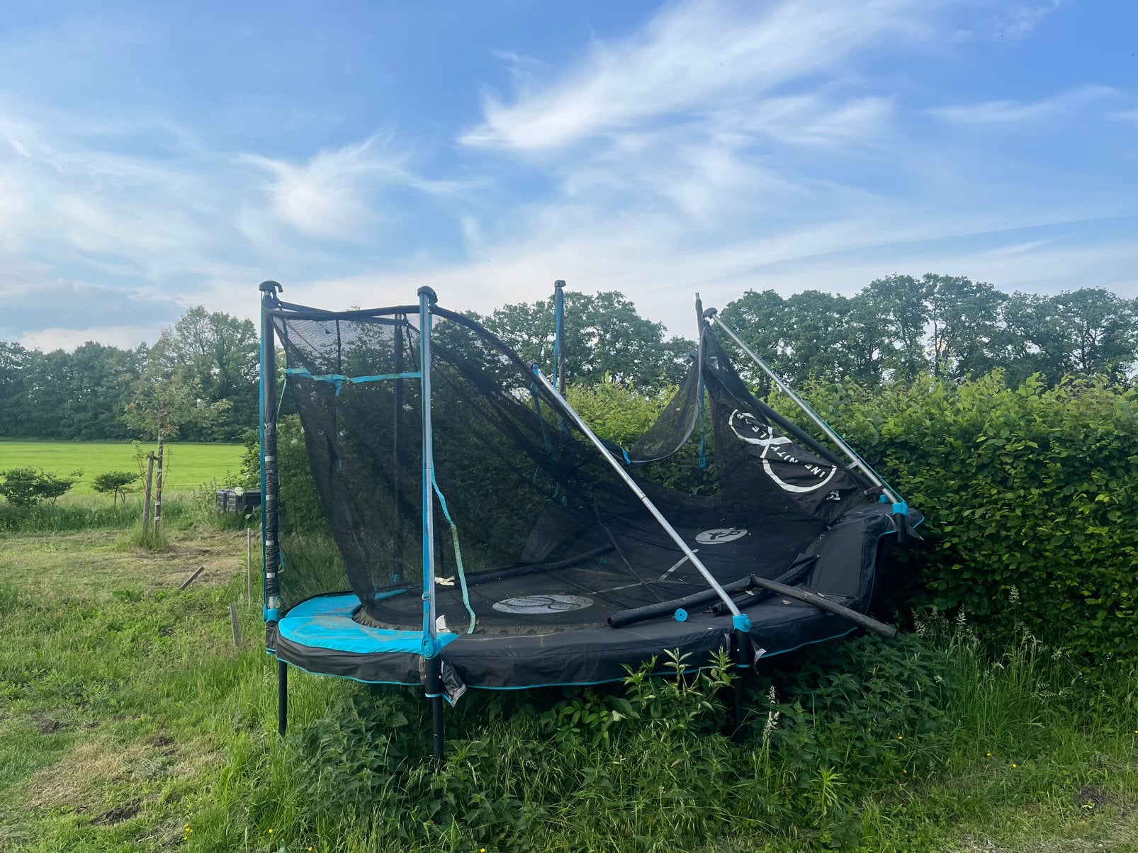 Ifinityleap trampoline - lees beschrijving, Kinderen en Baby's, Speelgoed | Buiten | Trampolines, Ophalen of Verzenden, Gebruikt
