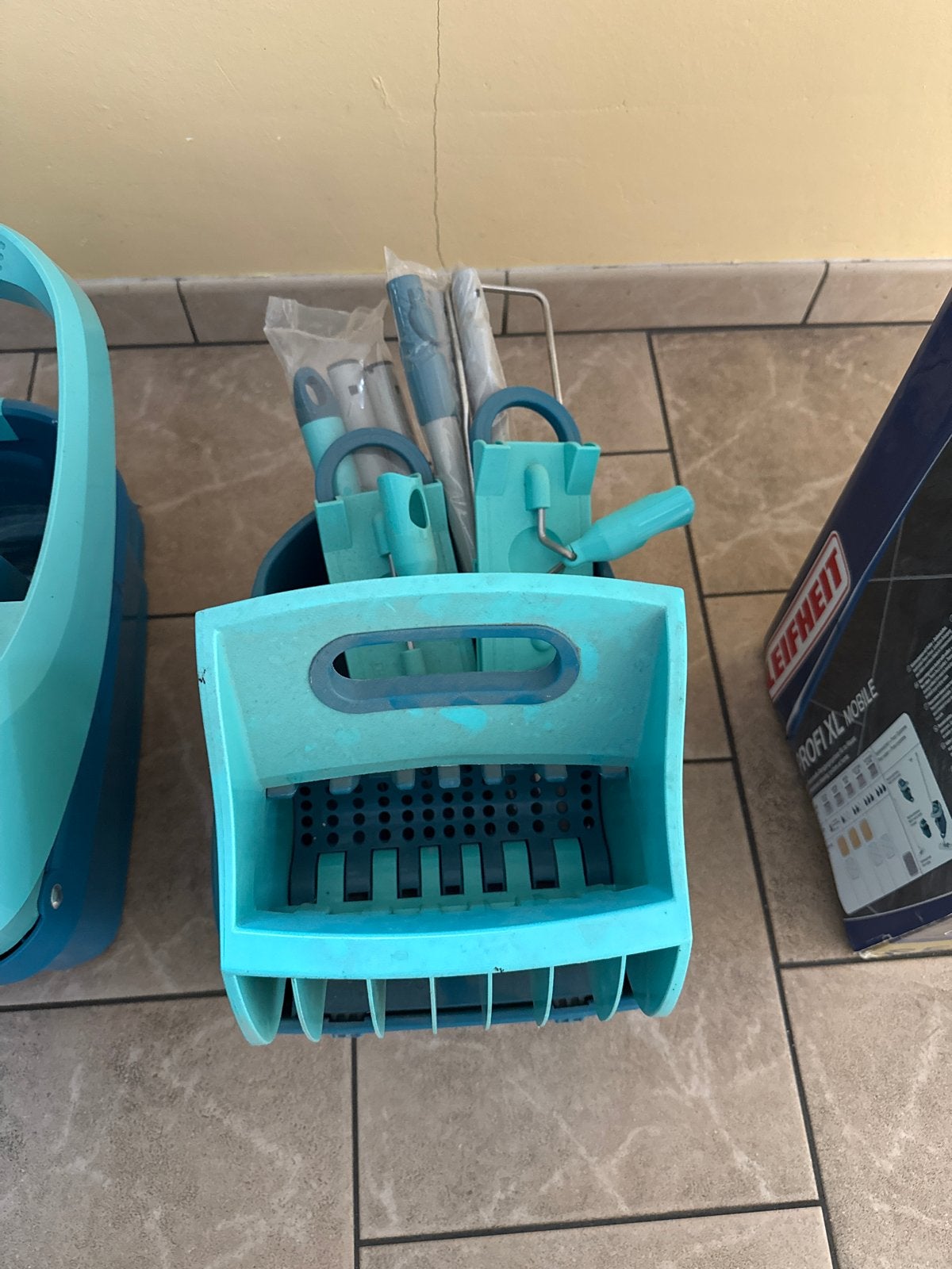 Leifheit Profi XL Mobile Dweilsysteem - Nieuw en Gebruikt, Ophalen, Dweilemmer, -bak, of -wagen
