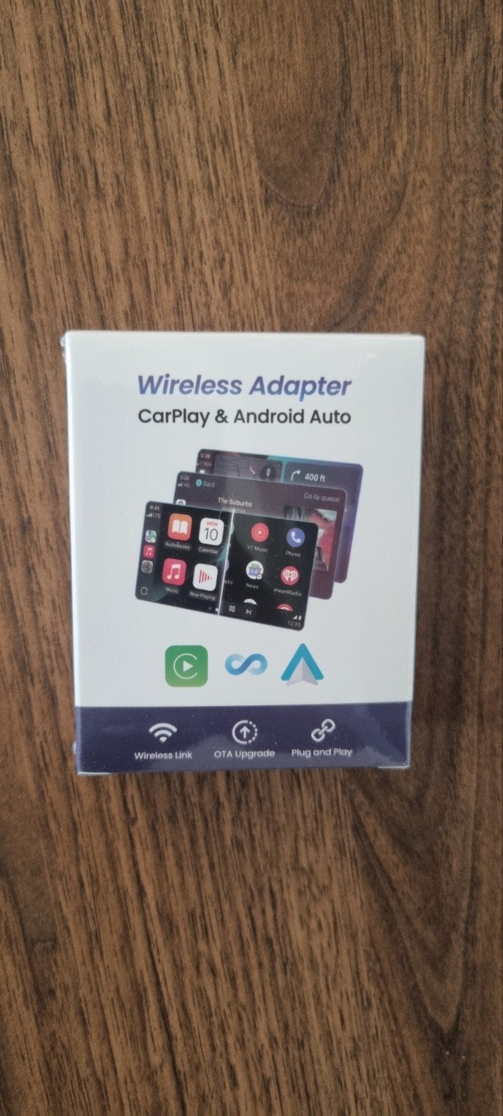 Nieuwe Wireless CarPlay & Android Auto Adapter – Plug & Play, Auto diversen, Auto-accessoires, Ophalen, Nieuw